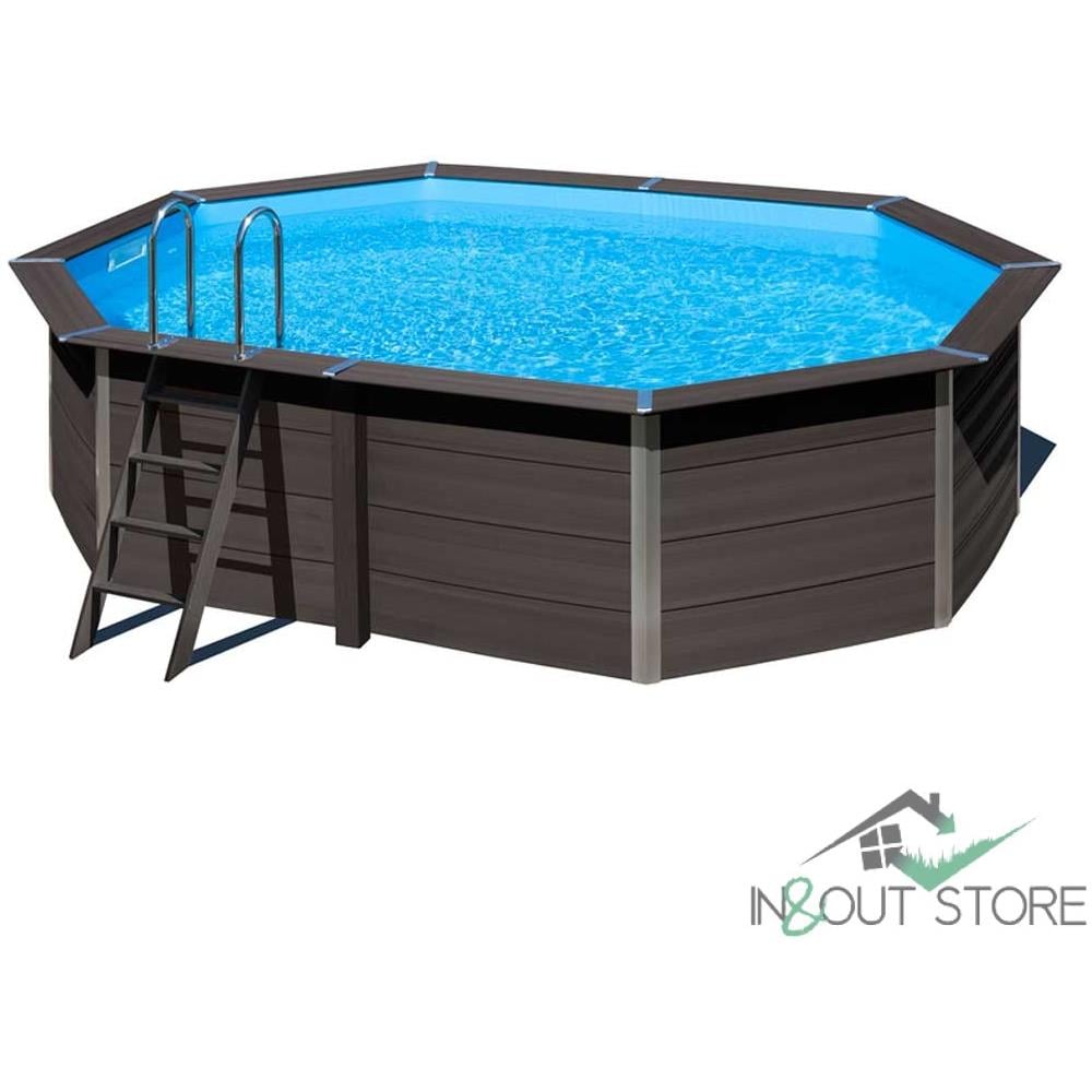 Kit Piscina Ovale In Composito Gre Kpcov66 Installazione Facile 664x386x124 - Foto 1