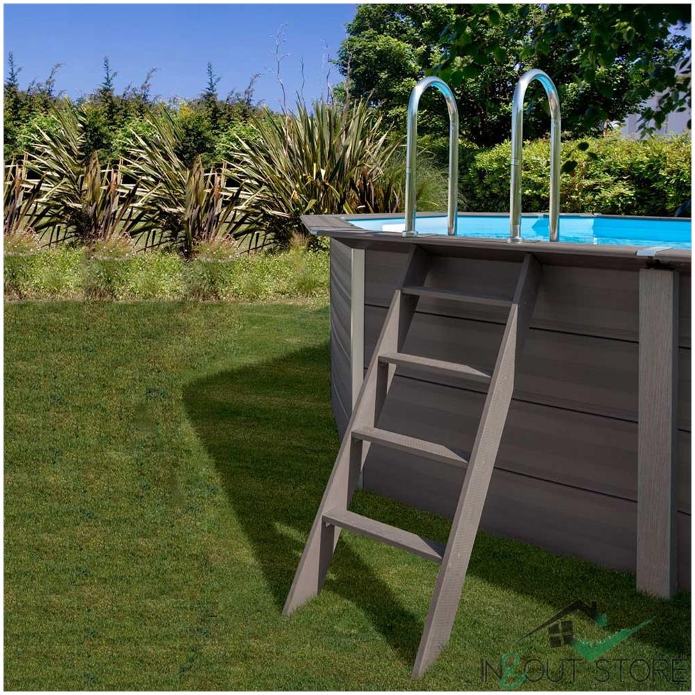 Kit Piscina Ovale In Composito Gre Kpcov66 Installazione Facile 664x386x124 - Foto 2