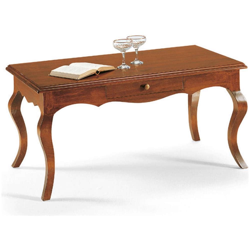 Douglas - Tavolino In Legno Massello Cm 100 X 50 X 45 - Foto 1