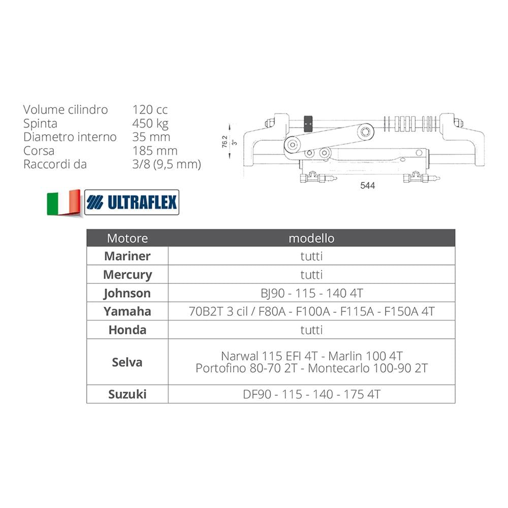 Cilindro Uc128-obf / 1 Kit Revisione Uc128 - Foto 2