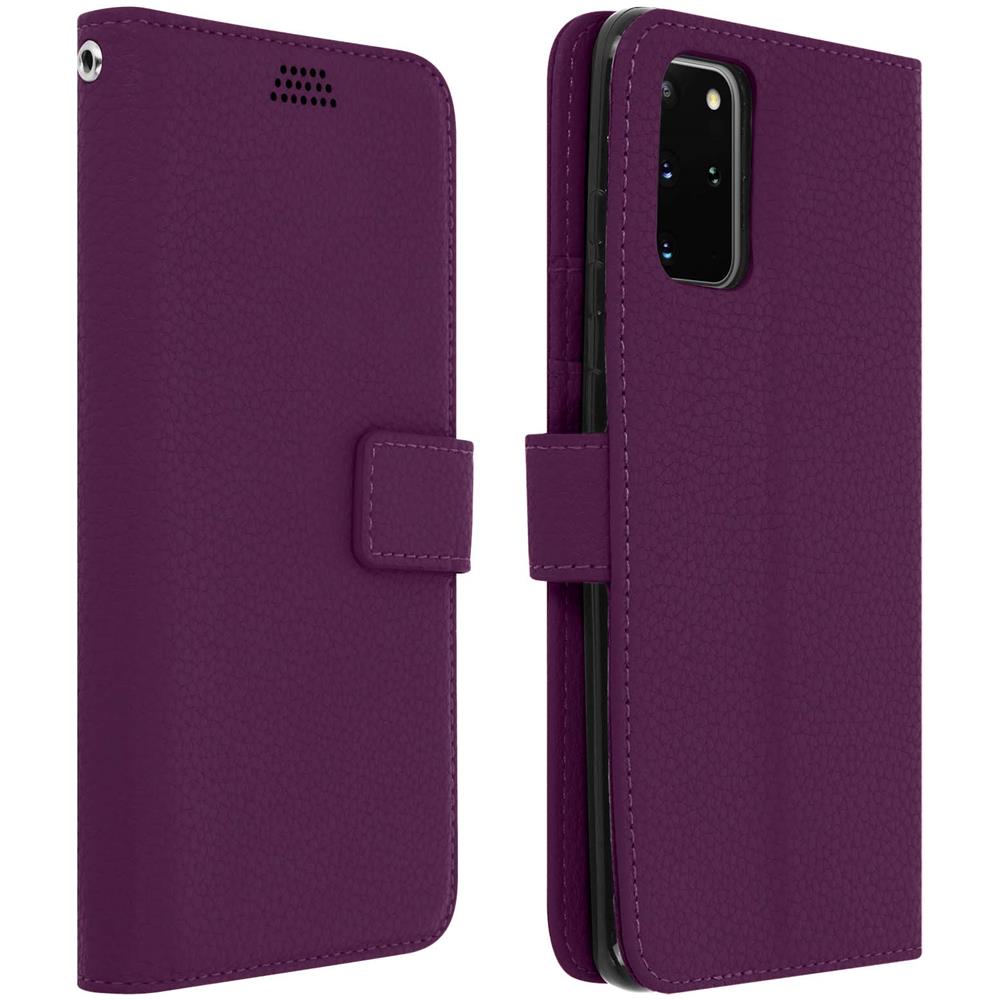 Custodia Samsung Galaxy S20 Portafoglio Supporto Video Cover Soft Touch Viola - Foto 1