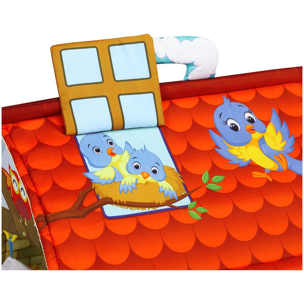 Agnes 2 In 1 Palestrina Neonato Casetta Con Tappetino Per Neonati Bambini Con Massaggiagengive Giochi Multicolore - Foto 5
