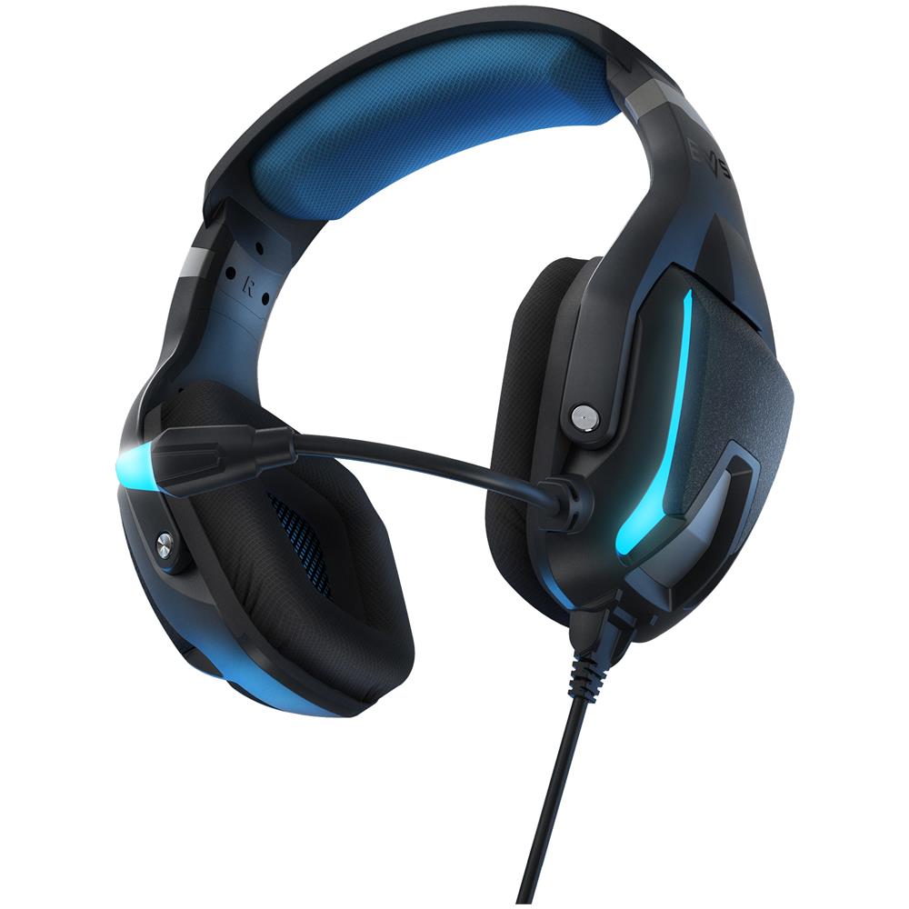 Cuffie Gaming ESG 5 SHOCK Cablato a Padiglione Colore Nero e Blu - Foto 2