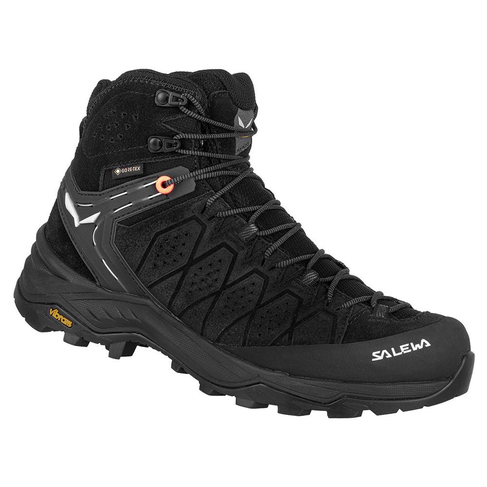 Scarpe Ms Alp Trainer 2 Mid Gtx Trekking Hiking Gore-tex® - Black-black Uk 7.5 - Foto 1