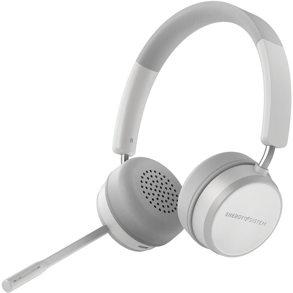 Cuffie Wireless Energy Sistem Office 6 - Bluetooth 5.0 - Chiamate Vocali Hq - Ricarica Rapida - Colore Bianco - Foto 1