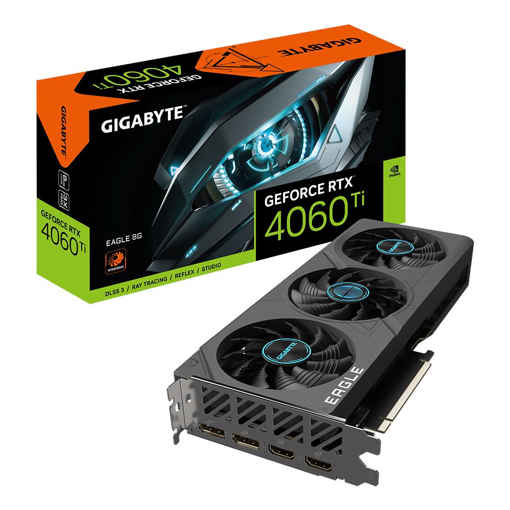GeForce RTX 4060 Ti 8 GB GDDR6 Pci-E 2x DisplayPort / 2x HDMI EAGLE 8G - Foto 1