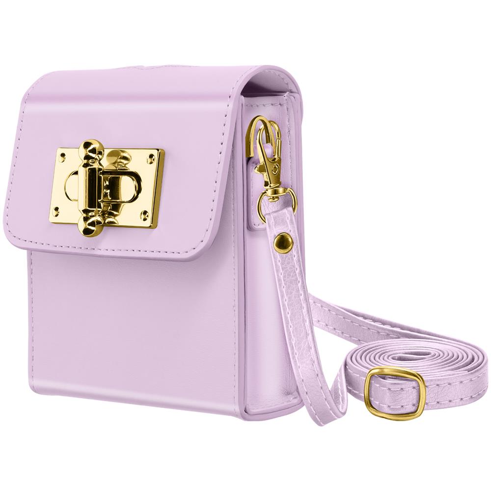 Pochette A Tracolla Per Qualsiasi Smartphone Flip Design Elegante Lilla - Foto 1