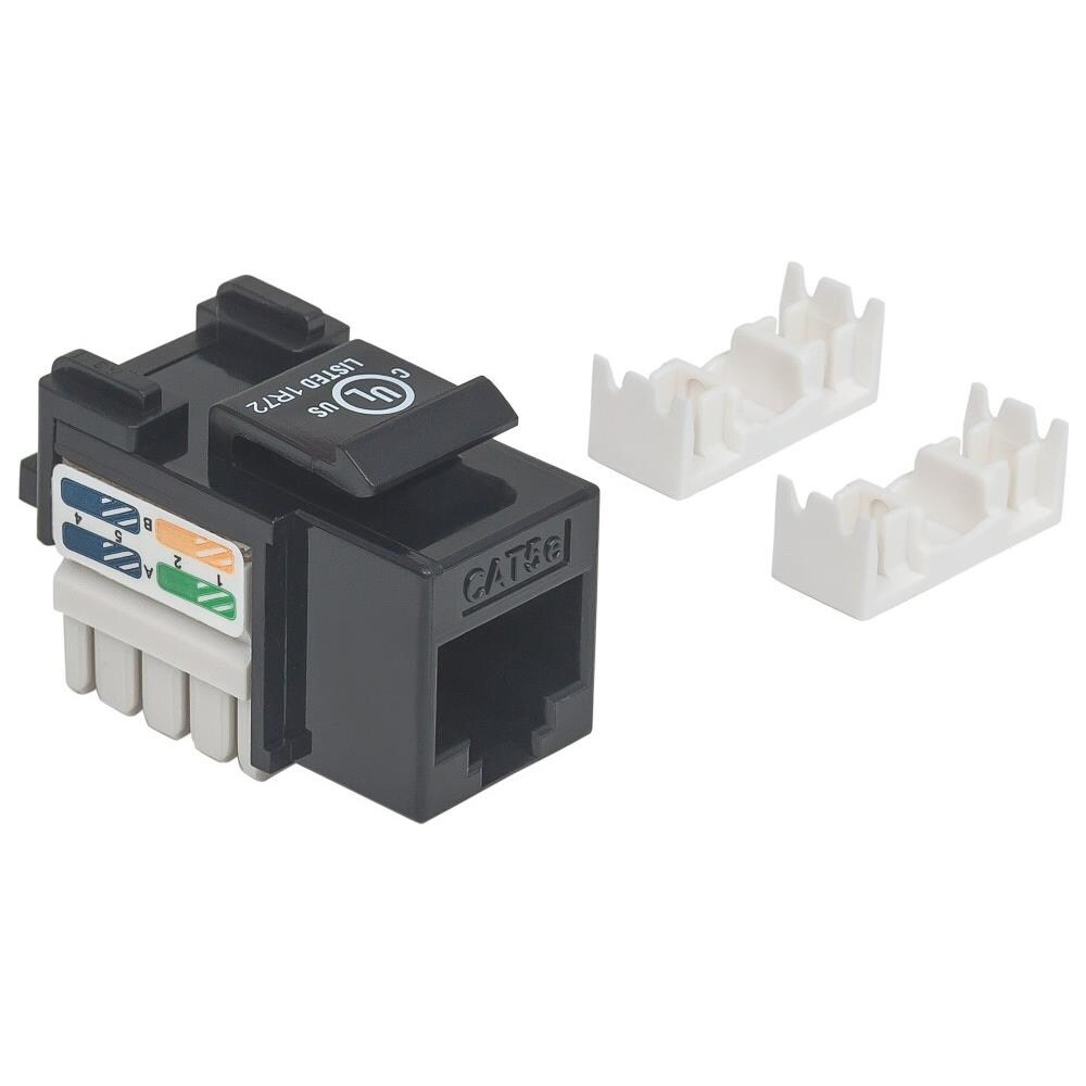 Accessori per Connessione di Rete Rj45 Cat. 5E UTP IDC 90° Nero - Foto 2
