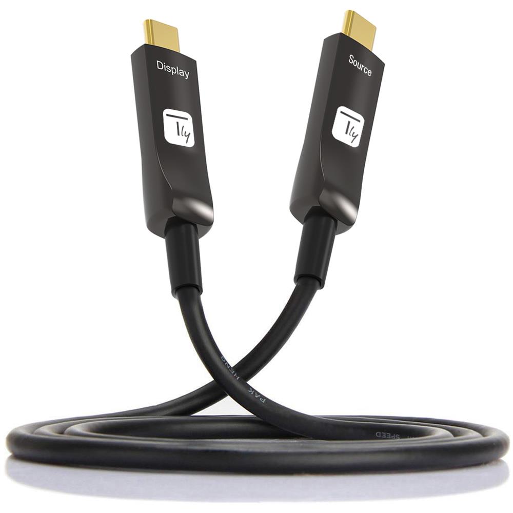Cavo Ottico Attivo Usb-c M /m Aoc Fibra Ottica 4k 30m - Foto 3