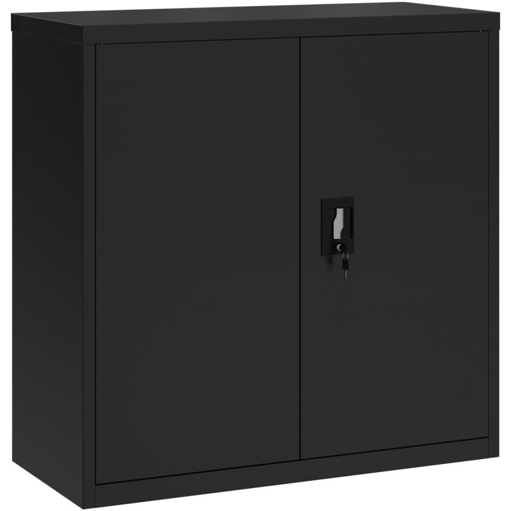 Armadio Classificatore Nero 90x40x90 Cm In Acciaio - Foto 2
