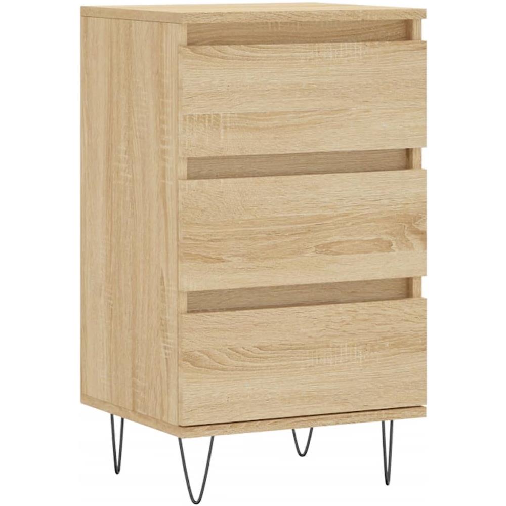 Credenza Rovere Sonoma 40x35x70 Cm In Legno Multistrato - Foto 2