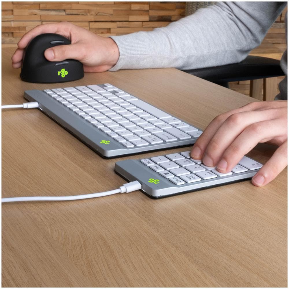 Tastierino Numerico USB RGOCONMWDWH per Computer portatile Colore Bianco - Foto 2