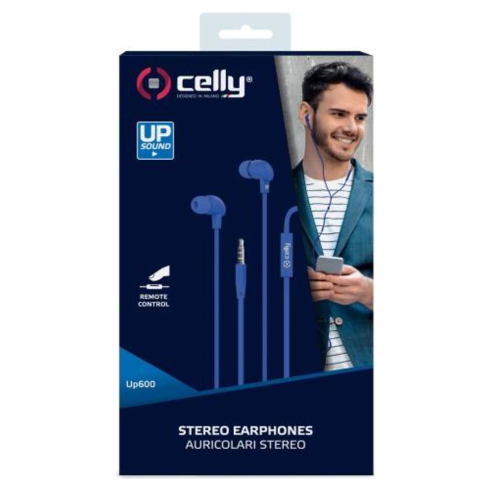 Auricolari Stereo Ear 3.5mm Flat Cable Bl - Foto 2