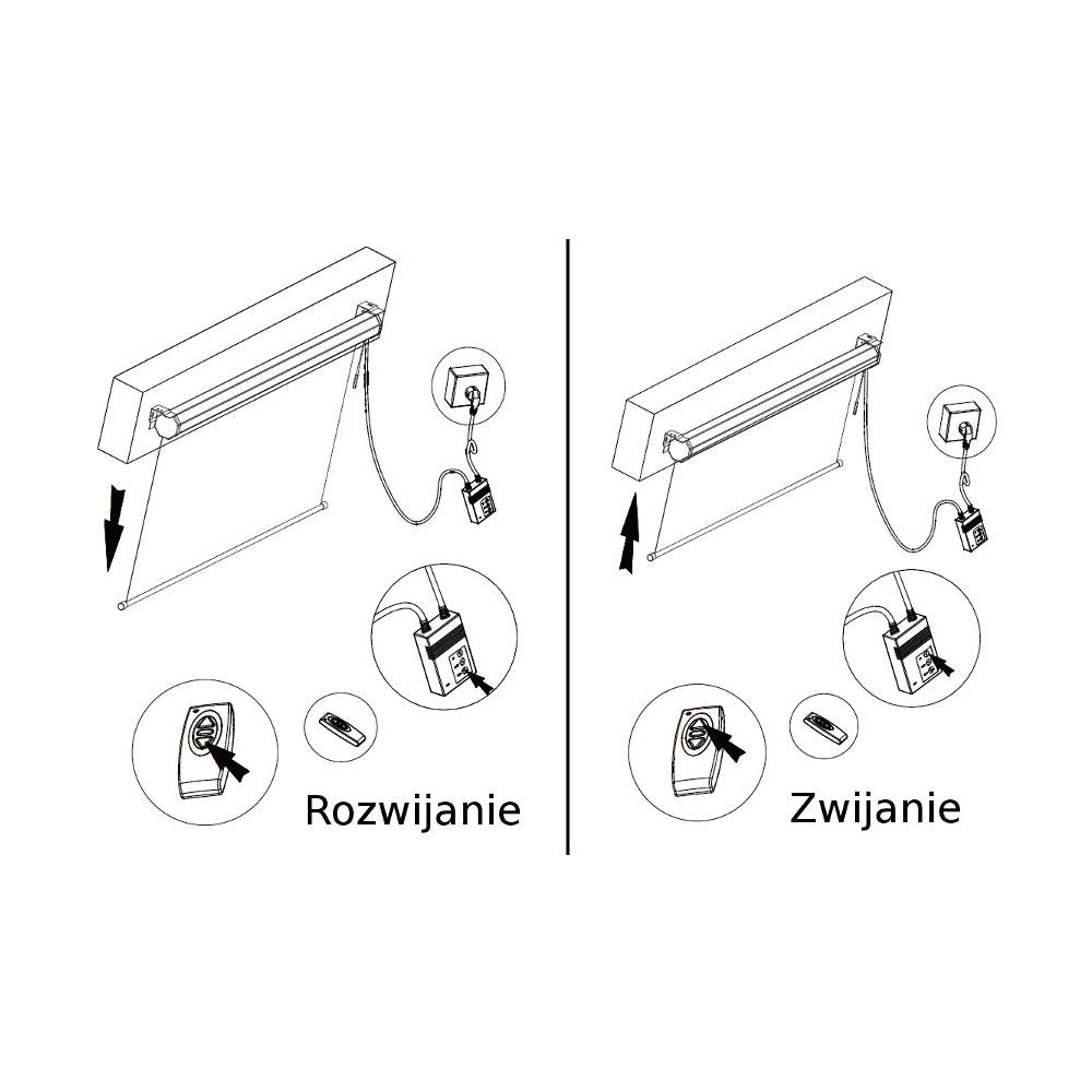 Schermo Di Proiezione Elettrico Da 120 ""con Schermo 4: 3 Maclean Mc-593 240x180 - Foto 2