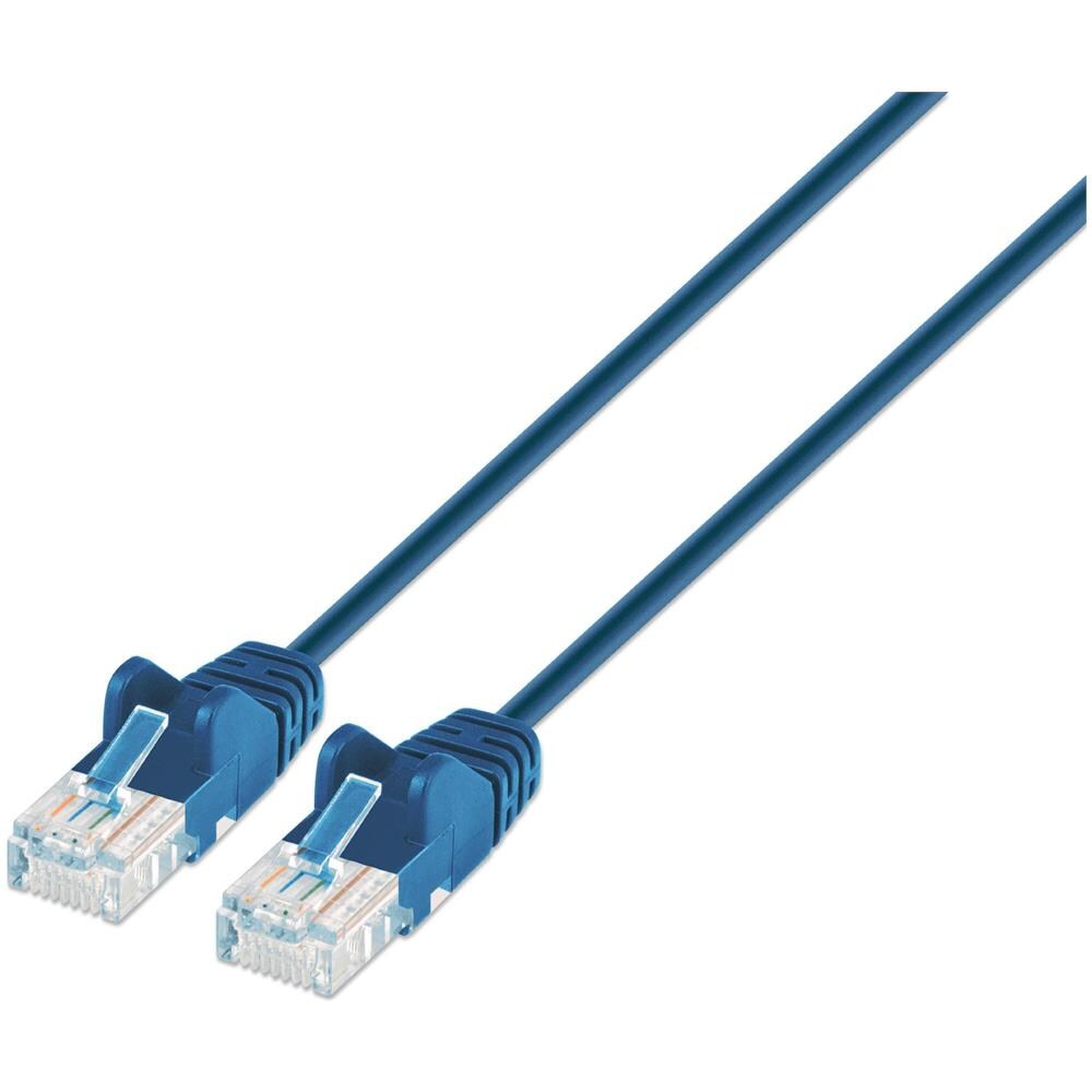Cavo Patch Di Rete Cat6 Utp Slim 0,5 M Blu - Foto 1