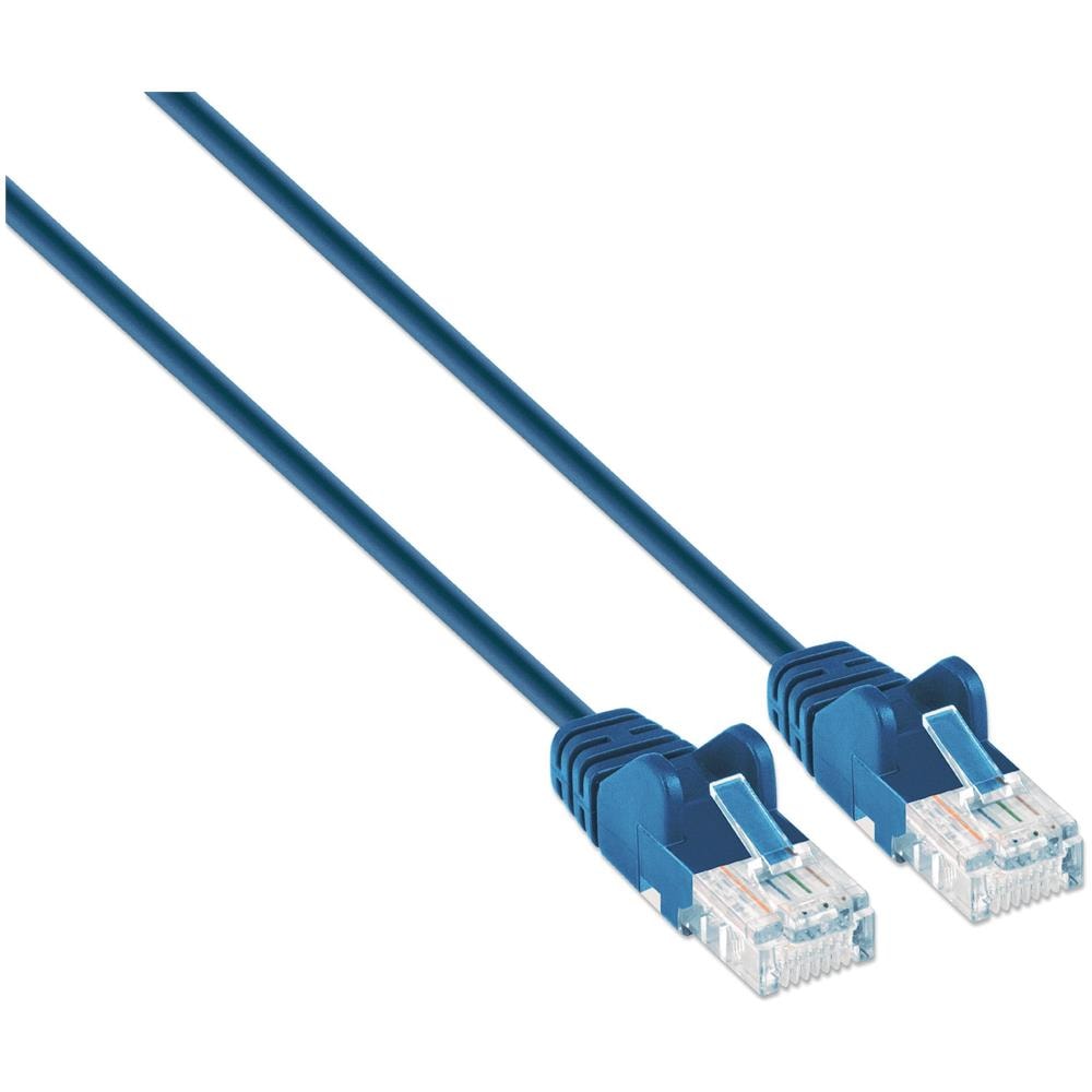 Cavo Patch Di Rete Cat6 Utp Slim 0,5 M Blu - Foto 2