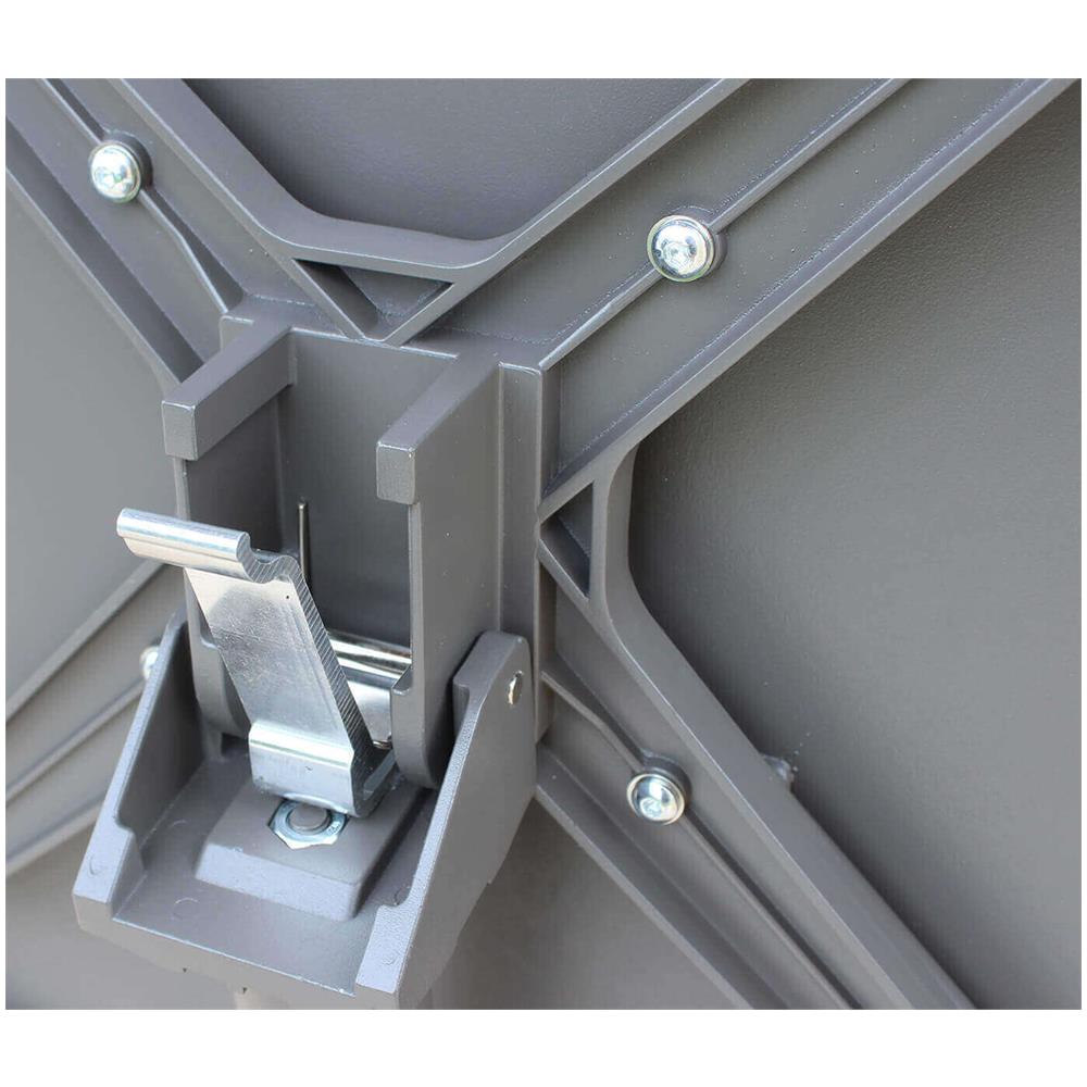 Opera - Set Tavolo In Metallo Cm 70 X 70 X 73 H Con 2 Poltrone Aviim - Foto 2