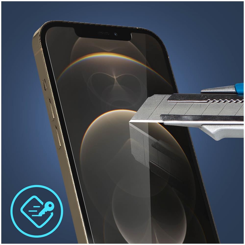 Pellicola Iphone 12 Pro Max Protezione Vetro Temperato Trasparente - Foto 2