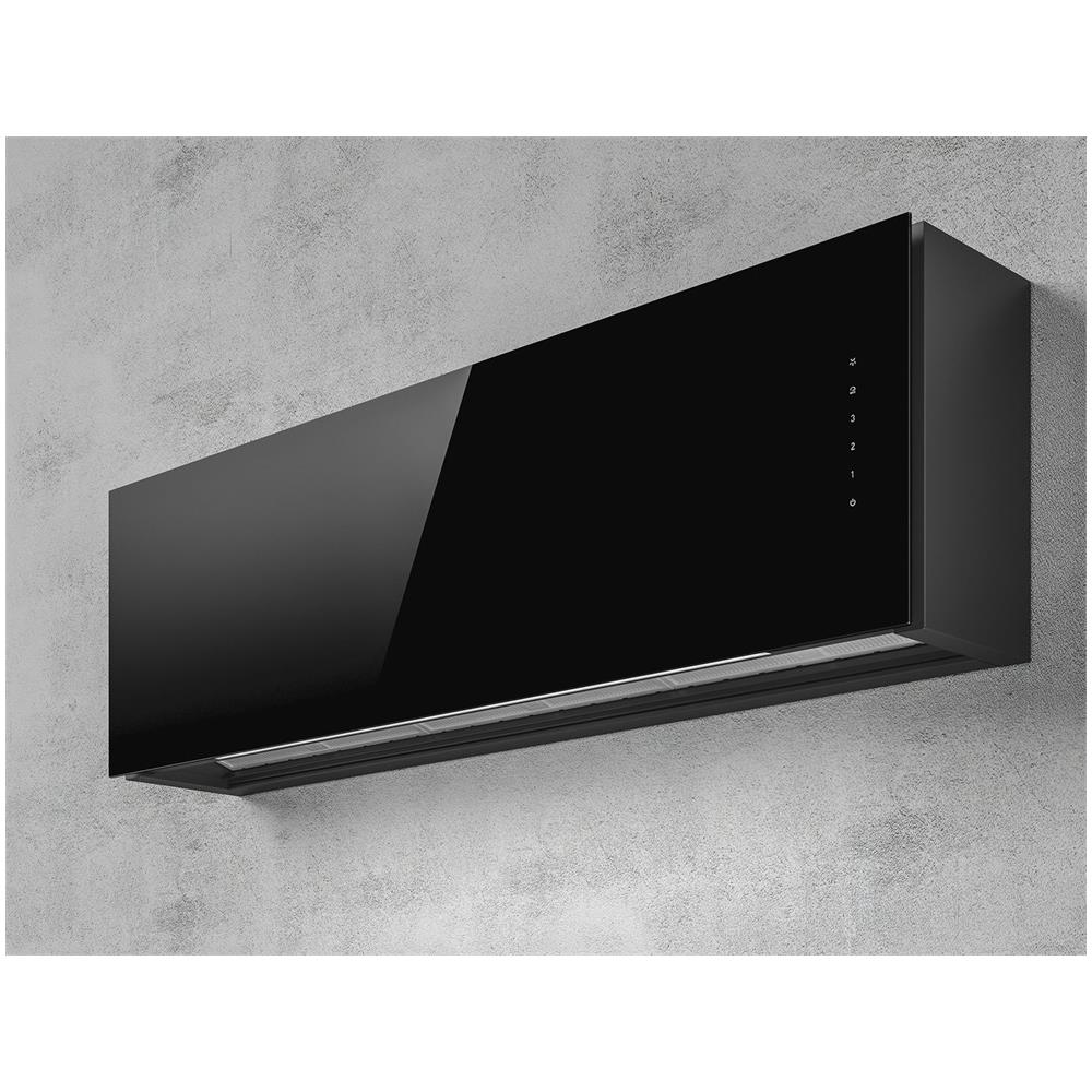 Cappa BL / F / 120 a Parete da 120 cm Filtrante Colore Nero - Foto 3