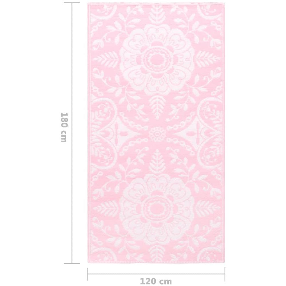Tappeto Da Esterni Rosa 120x180 Cm In Pp - Foto 8