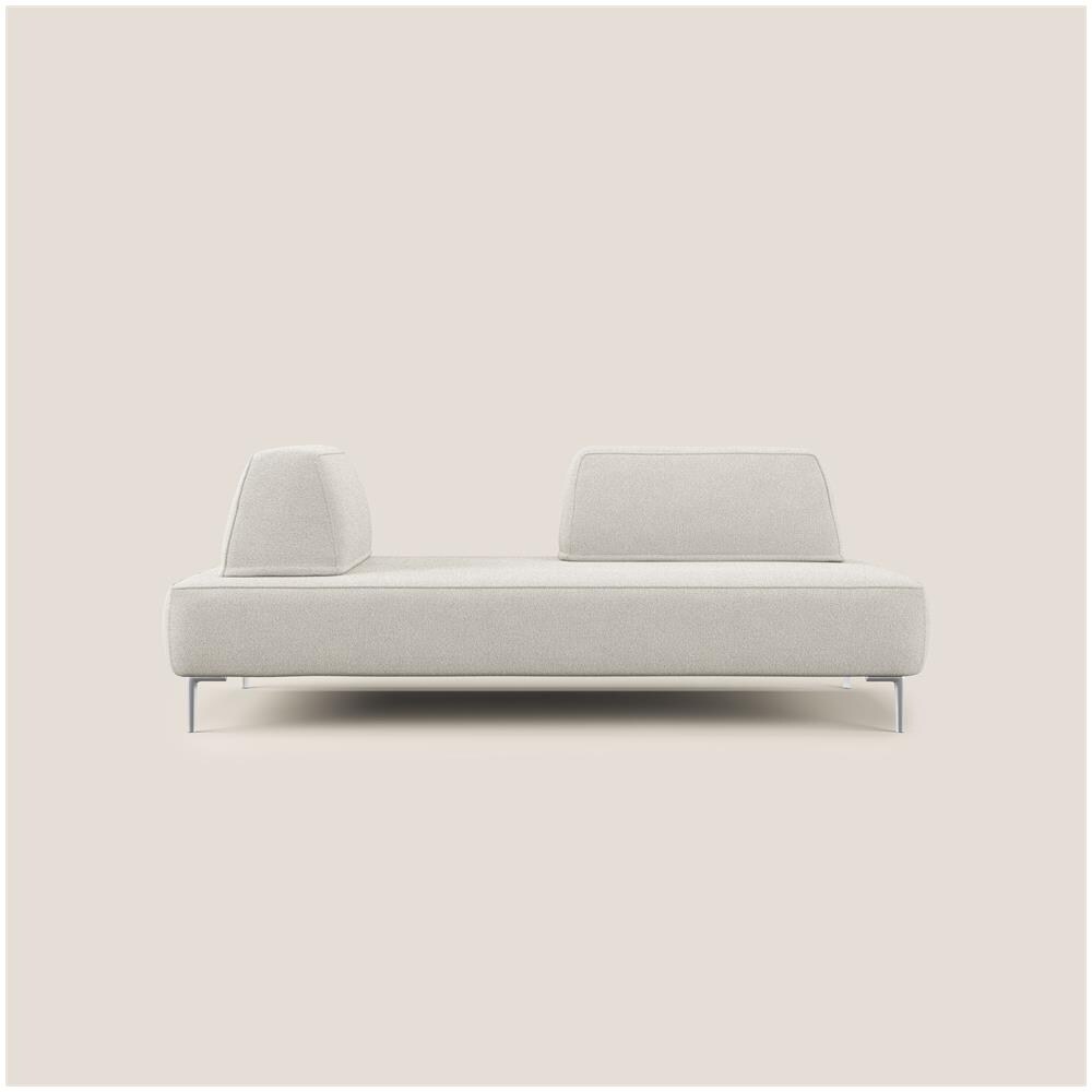 Newton Divano Lineare Con Schienali Movibili T07 Bianco - Foto 1