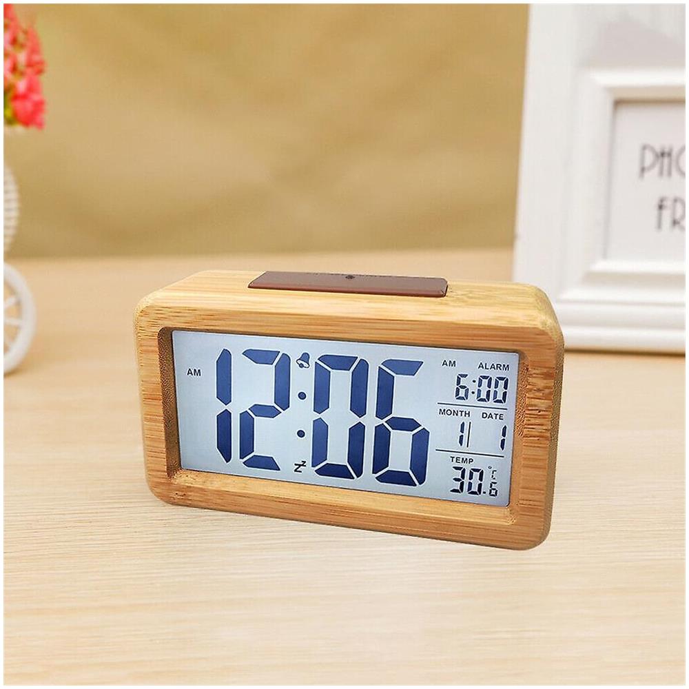 Sveglia Digitale Silenziosa A Batteria - Grande Display, Design Semplice, Per Adulti E Bambini - 2