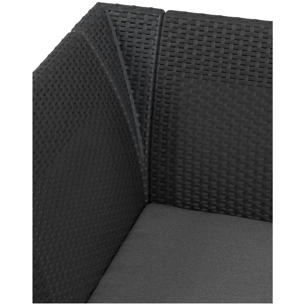 Divano Angolare da Giardino Rosalie Grafite - Foto 6