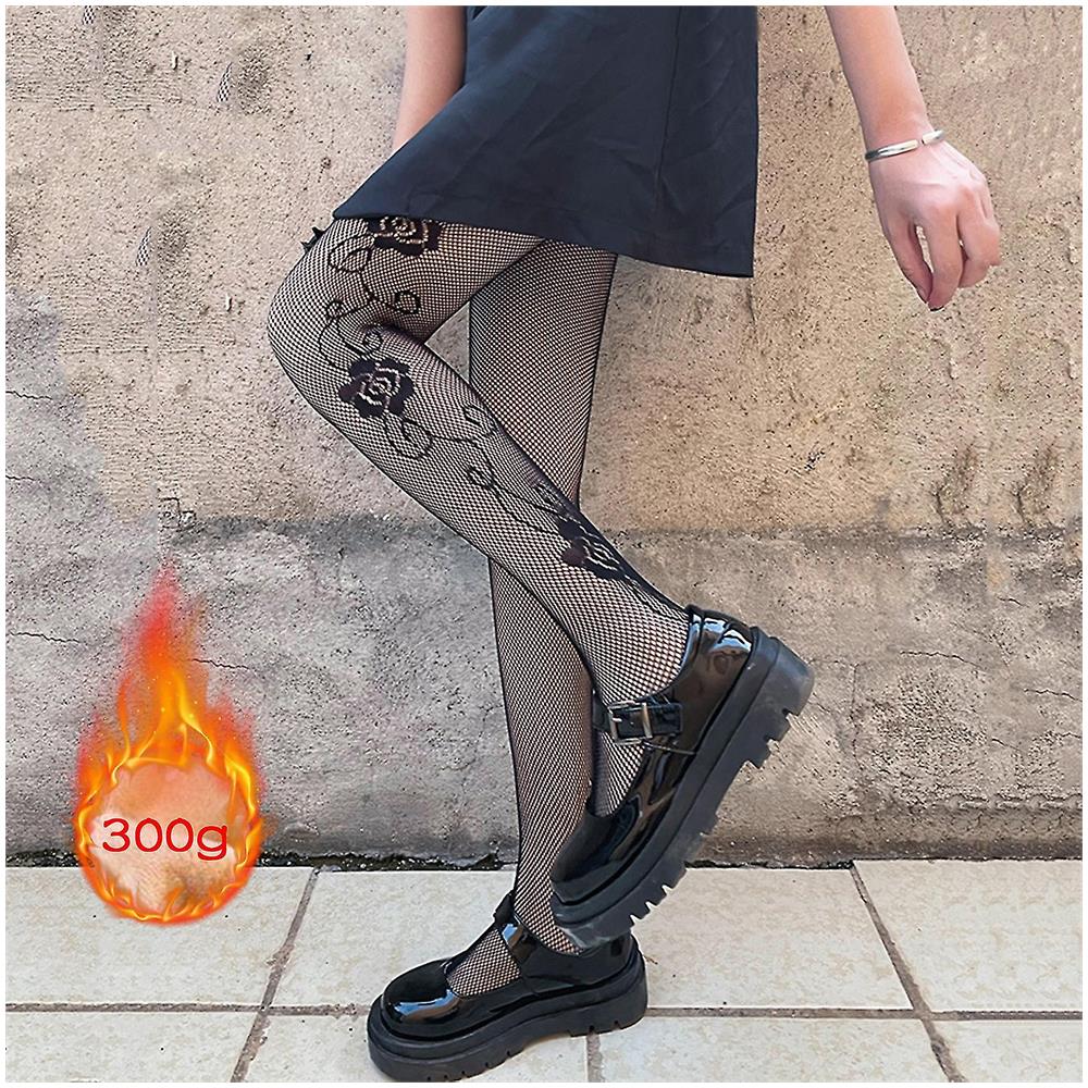 4 Paia Donne Nero Calze Autoreggenti Con Tomaia In Pizzo Calze A Rete - Foto 6