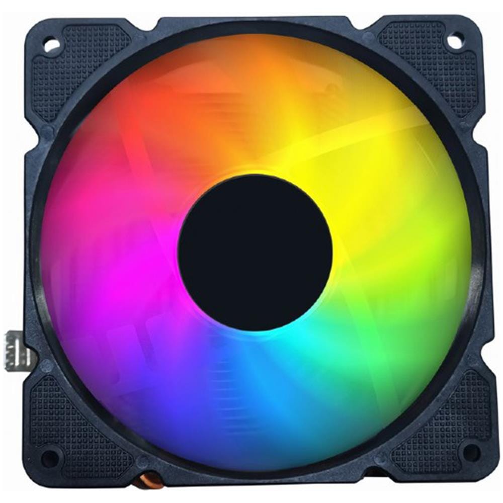 Ventola Di Raffreddamento Cpu 12cm 100w Con Led Multicolore A 4 Pin - Foto 1