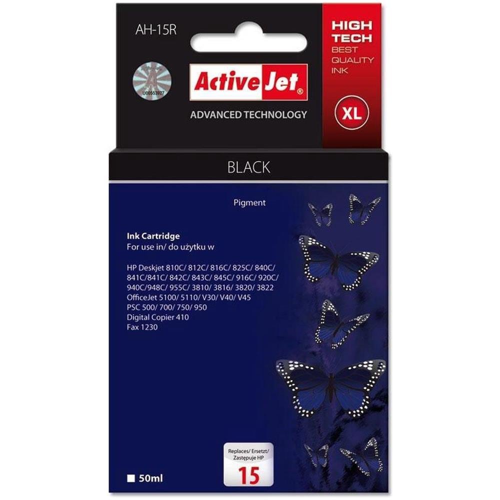 Inchiostro Activejet Ah-gt51bk (ricambio Per Hp Gt-51bk M0h57ae; Supreme; 90 Ml; Nero) - Foto 3