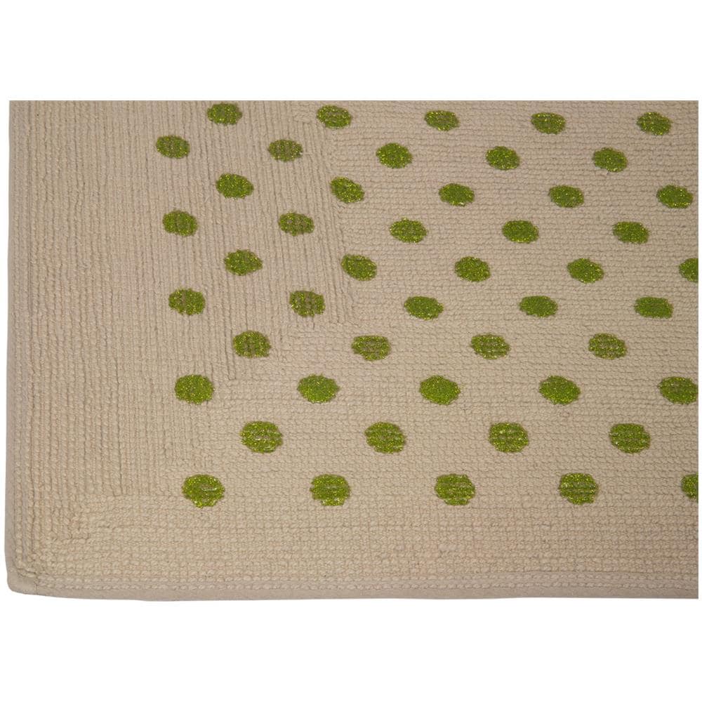 Tappeto Casa Bagno Cotone Spugna Morbida Tinta Unita Antiscivolo Sirio Lino 55x130 Lino - Foto 2