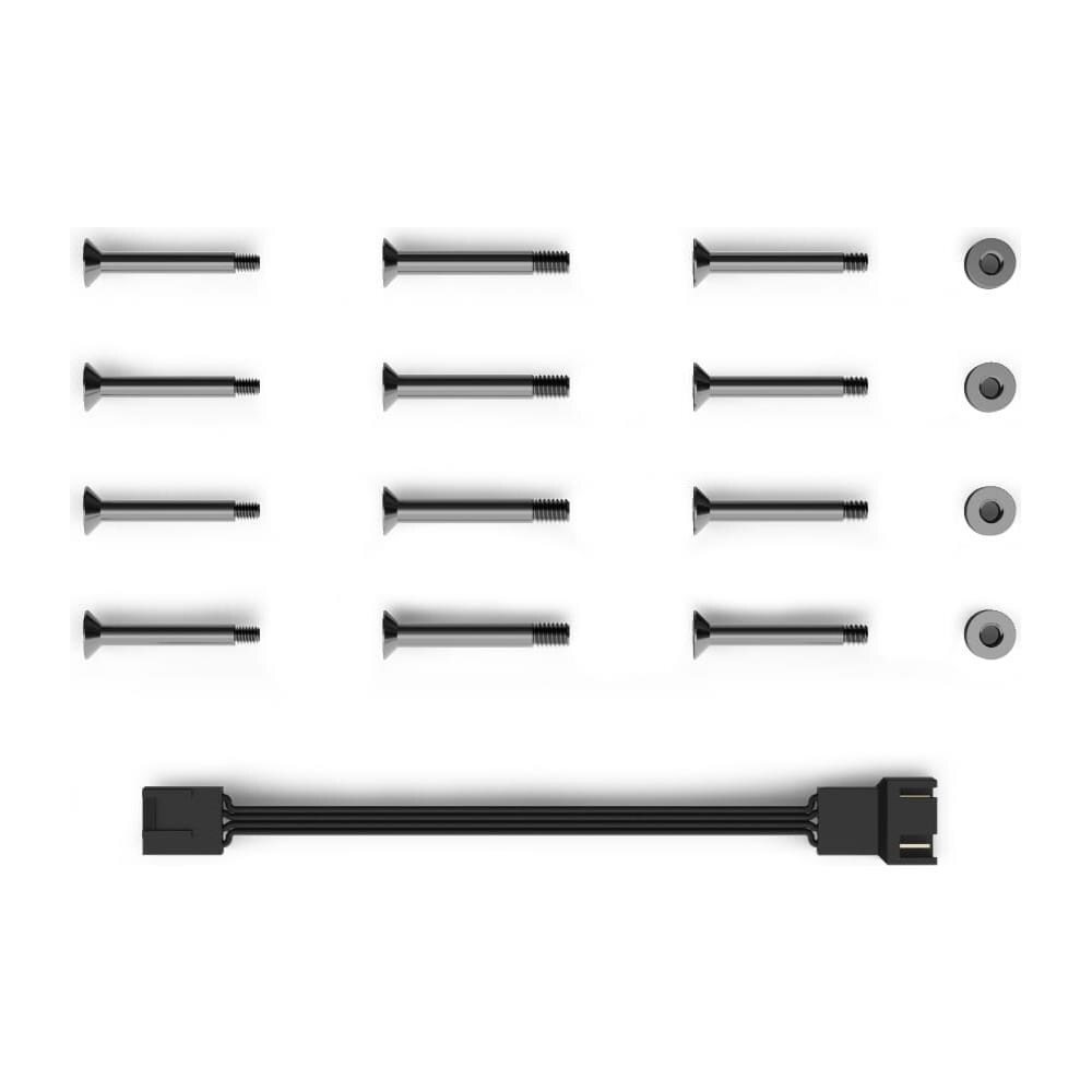 Apex Stealth Metall Case per computer Ventilatore 12 cm Cromo 1 pz - Foto 6