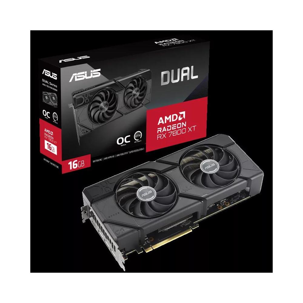 Radeon RX 7800 XT 16 GB GDDR6 PCI Express 4.0 3 x DisplayPort 1 x HDMI DUAL OC - Foto 13