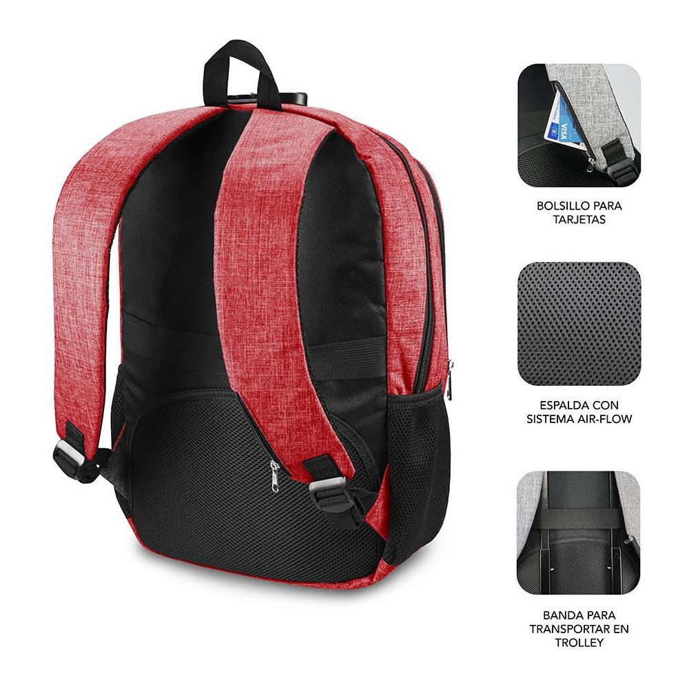 SUB-BP-1UL0002 zaino Rosso Oxford - Foto 2