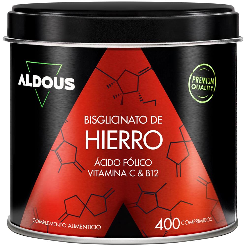 Integratore di ferro 28 mg + vitamina C, B12 e acido folico - 400 compresse - Foto 1