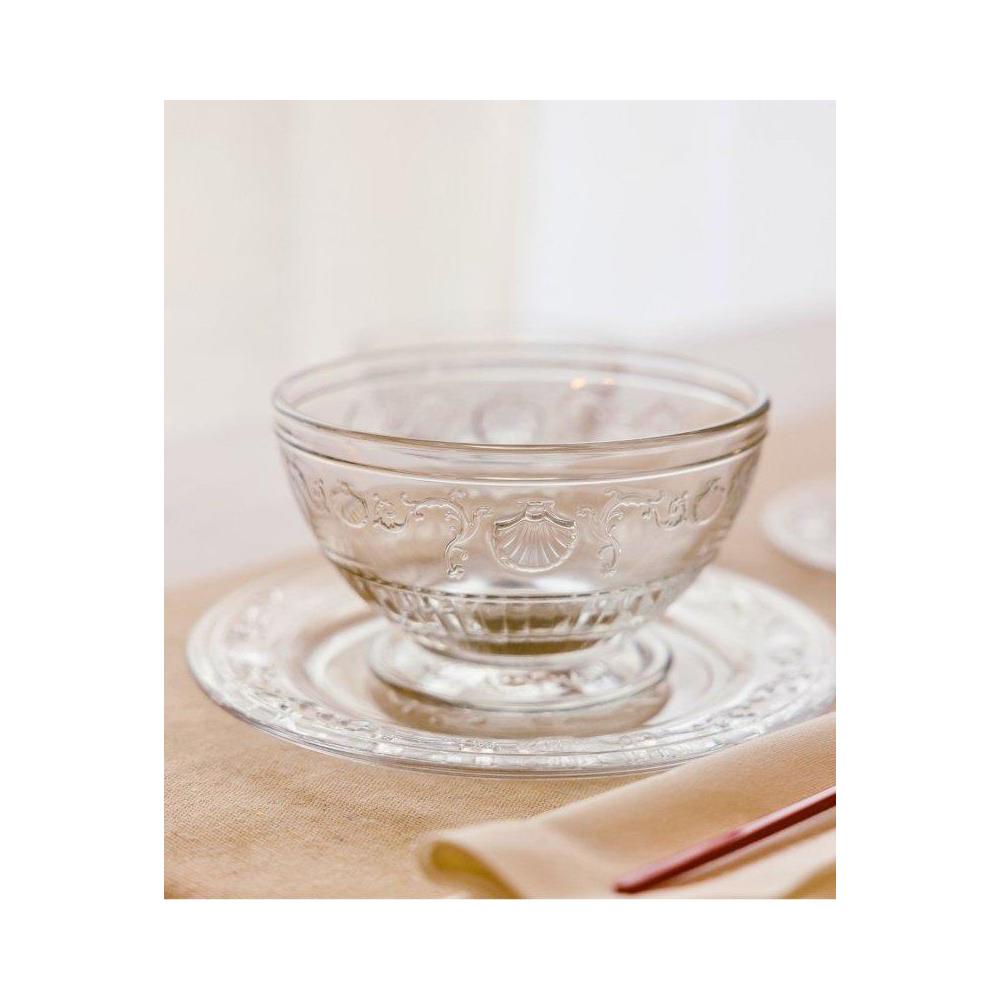 Versailles Bowl 450 ml Piatto da portata decorativo in vetro pressato - Foto 1