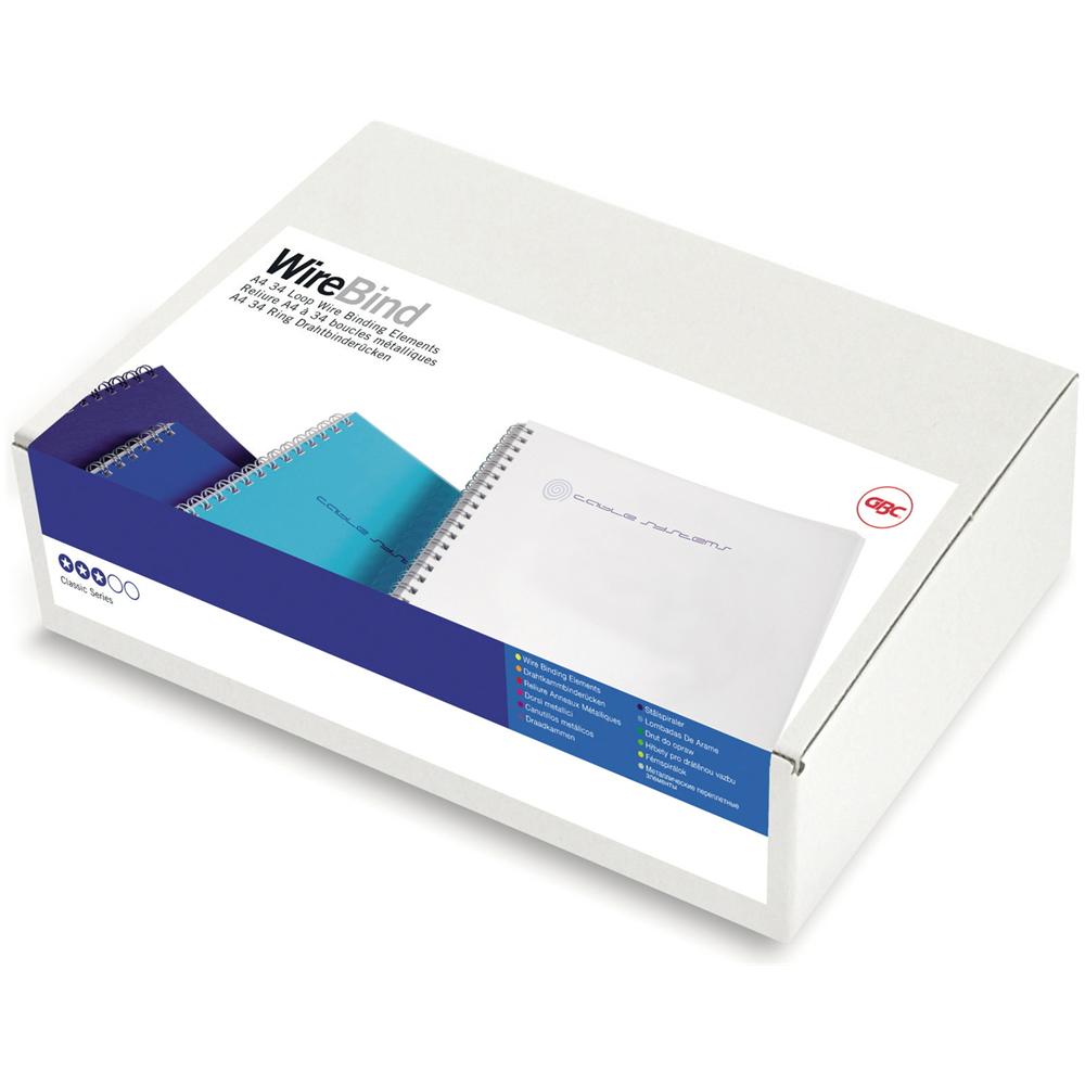 Spirali metalliche WireBind bianco 9,5 mm (100) - Foto 2