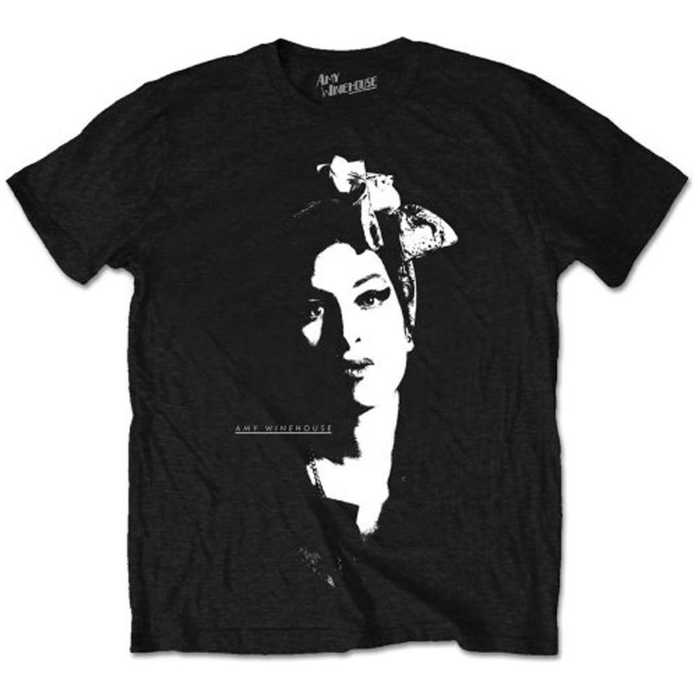 Amy Winehouse - Scarf Portrait Black (T-Shirt Unisex Tg. XL)  - Foto 1