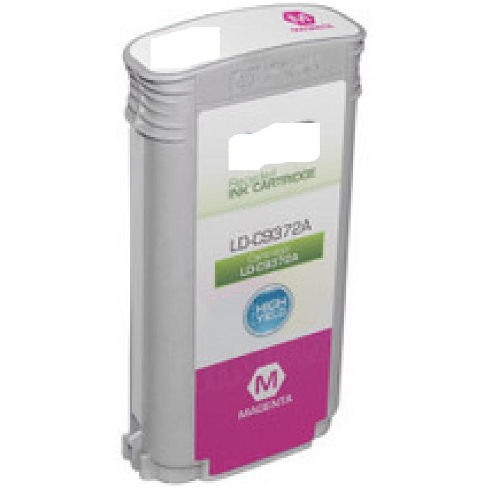 Cartuccia 72 C9372a Magenta Compatibile Per Hp Designjet T1100, t1200, t1300, t2300 72 130ml Dye - Foto 1