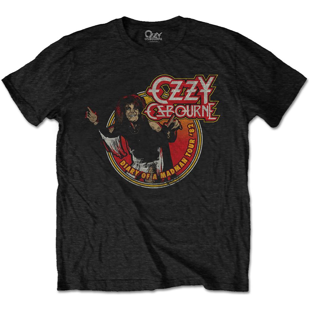 Ozzy Osbourne - Diary Of A Madman Tour 1982 Special Edition Black (T-Shirt Unisex Tg. M) - Foto 1