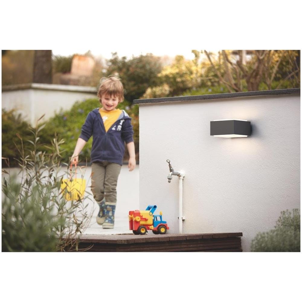 Hedgehog Lampada da Parete da Esterno Grigio Scuro  - Foto 2