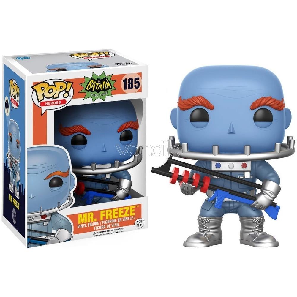 Batman Serie Tv Pop Heroes Vinile Figura Mr. Freeze 9 Cm - Foto 2