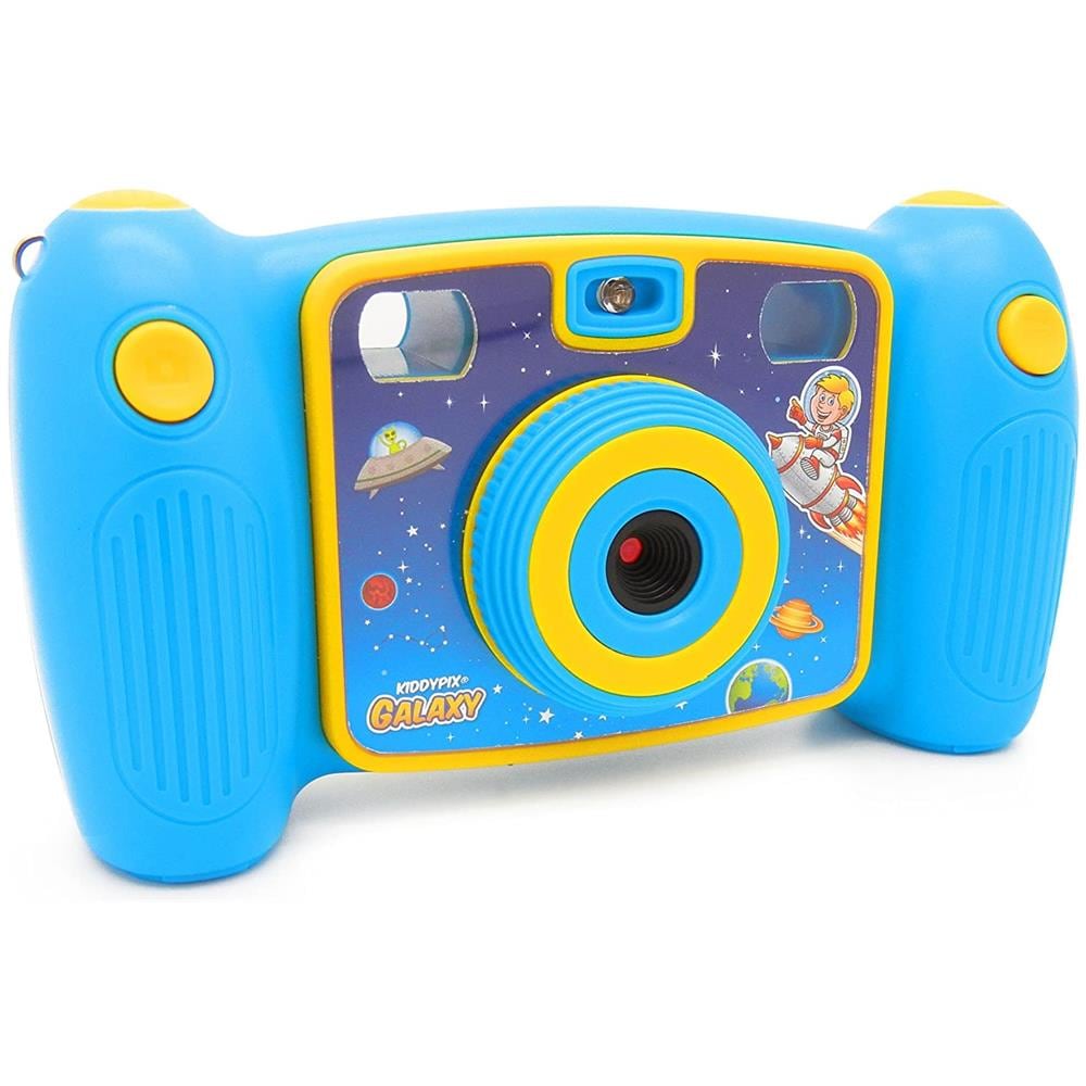 Fotocamera Digitale per Bambini KiddyPix Galaxy Sensore CMOS 5 Mpx Full HD Colore Blu / Giallo - Foto 2