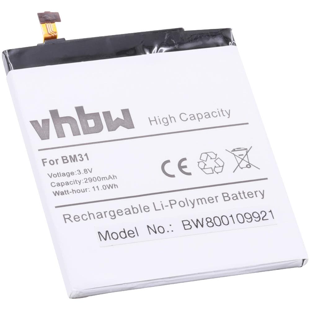 Li-polymer Batteria 2900mah (3.8v) Per Cellulari E Smartphone Xiaomi M3, Mi 3, Miui 3 Sostituisce Bm31. - Foto 2