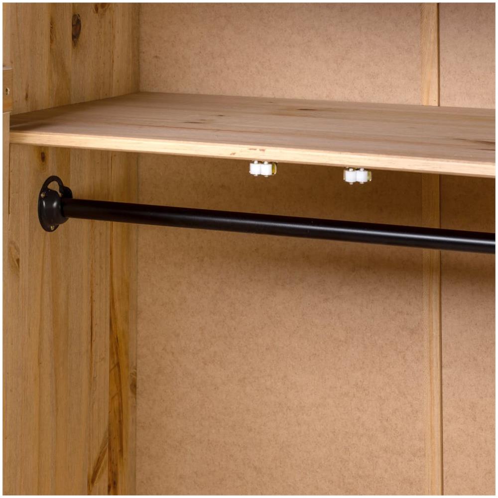 Armadio 80x50x171,5 cm in Legno Massello Pino Panama Range - Foto 2