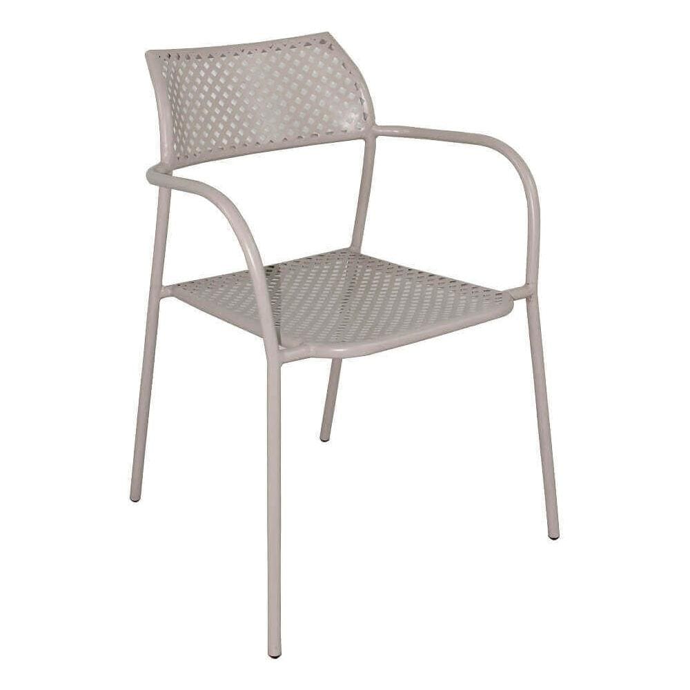 Index - Set Tavolo In Metallo Cm 80 X 80 X 73h Con 2 Poltrone Aviim - Foto 2