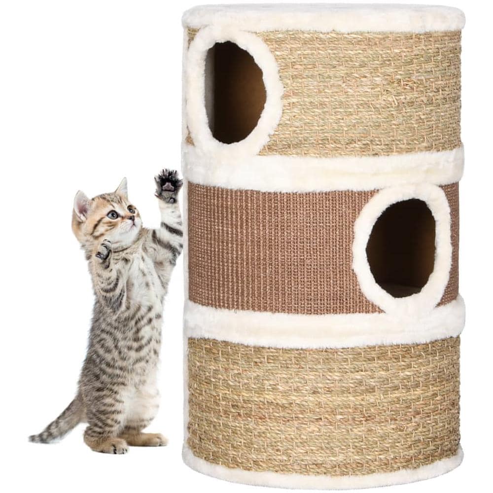 Tiragraffi a Forma di Barile 60 cm in Giunco - Foto 1