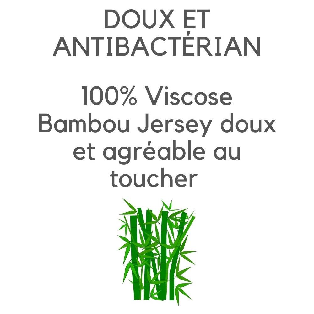 Lenzuolo Con Angoli In Bambù 90x190 / 90x200 Cm - Bianco - Foto 2