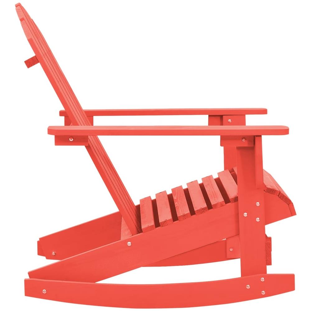 Sedia Giardino Adirondack in Legno Massello di Abete Rossa - Foto 2