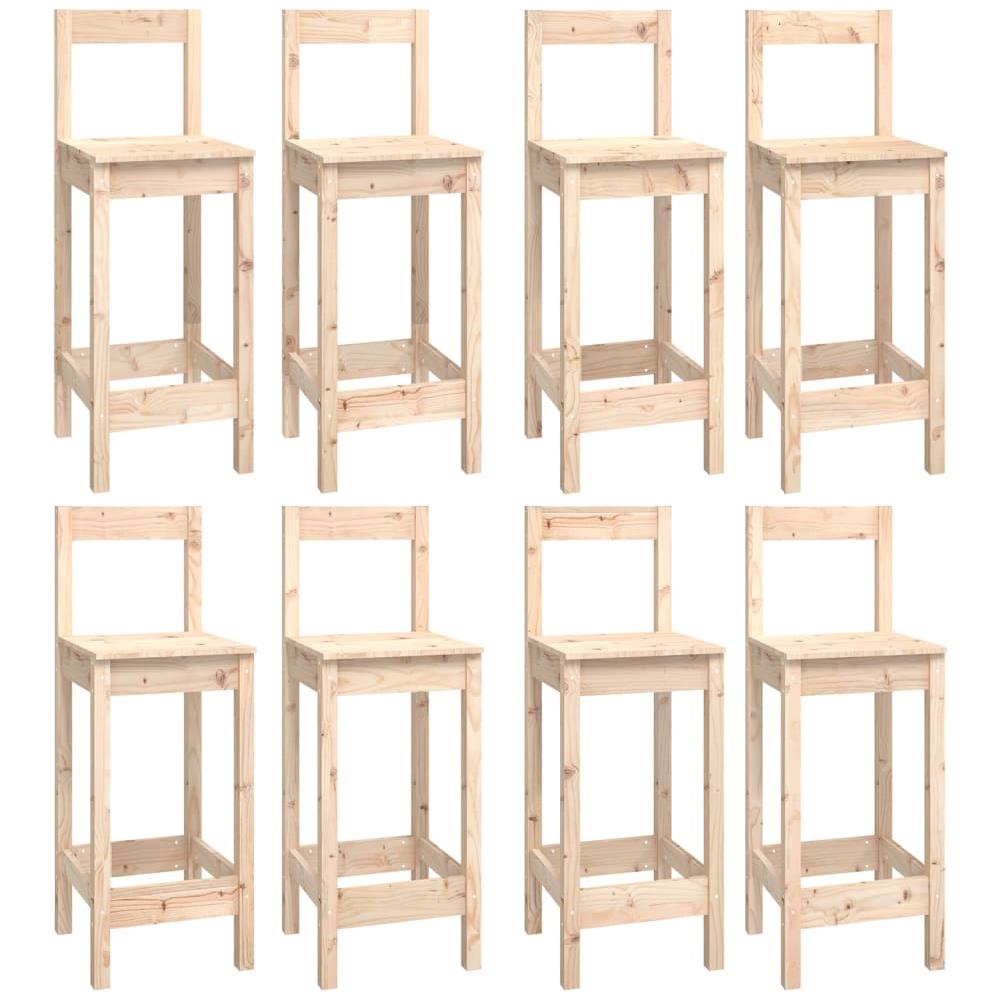 Set Da Bar 9 Pz In Legno Massello Di Pino - Foto 3